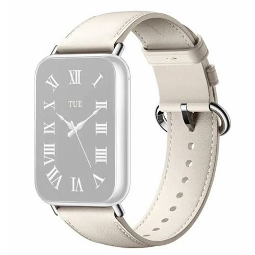 Zamjenski remen XIAOMI kožni, za Smart Band 8 Pro bijeli-0