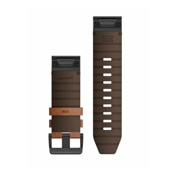 Zamjenski remen za GARMIN fenix 6x Chestnut Leather, 010-12864-05-1