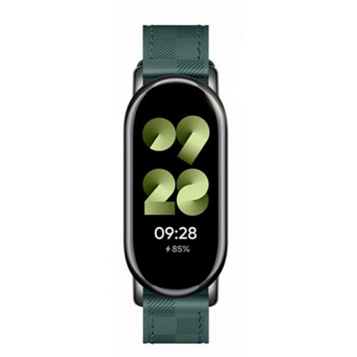 Zamjenski remen za XIAOMI Smart Band 8, Checkered Strap, Green-0