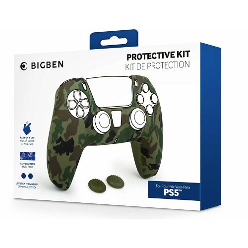 Zaštitna navlaka za BIGBEN Dualsense kontroler PS5, Cammo silikonska-2