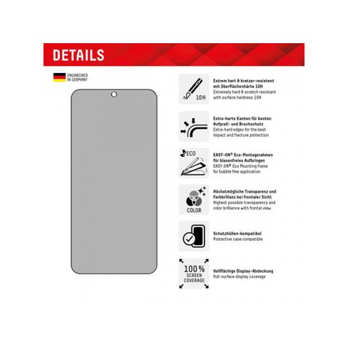 Zaštitno staklo DISPLEX Privacy Glass Full cover Samsung galaxy S24-1