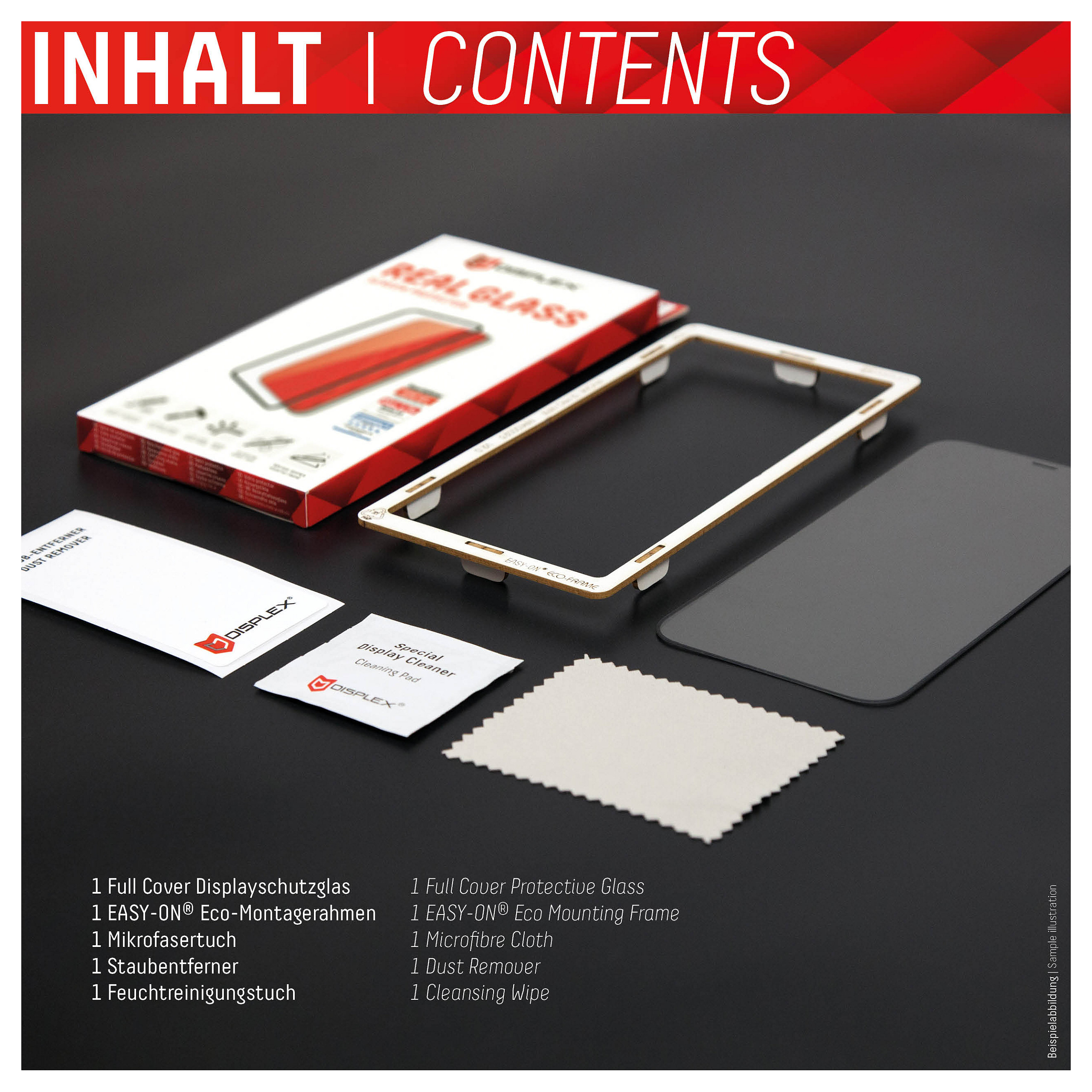 Zaštitno staklo DISPLEX Real Glass 2D Full Cover za Apple iPhone 13/13 Pro/14-11