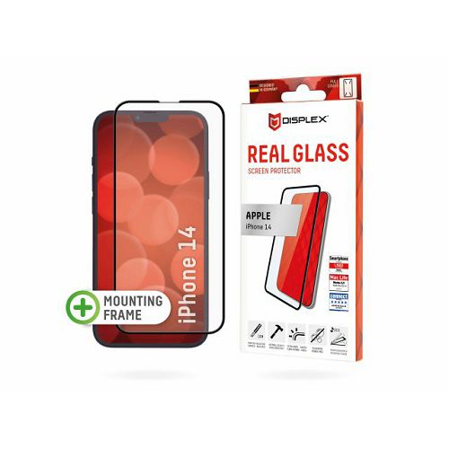 Zaštitno staklo DISPLEX Real Glass 2D Full Cover za Apple iPhone 13/13 Pro/14