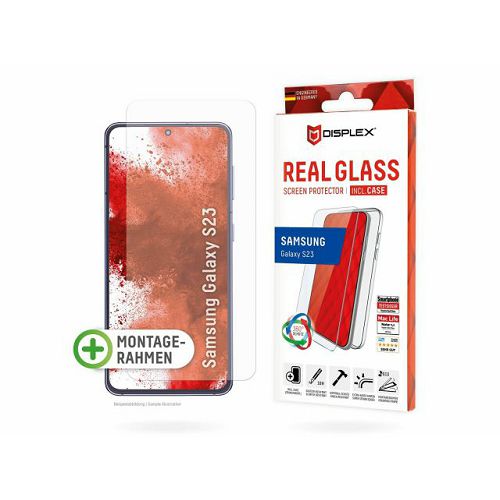 Zaštitno staklo DISPLEX Real Glass za Samsung Galaxy S22/S23, + prozirna maskica-0