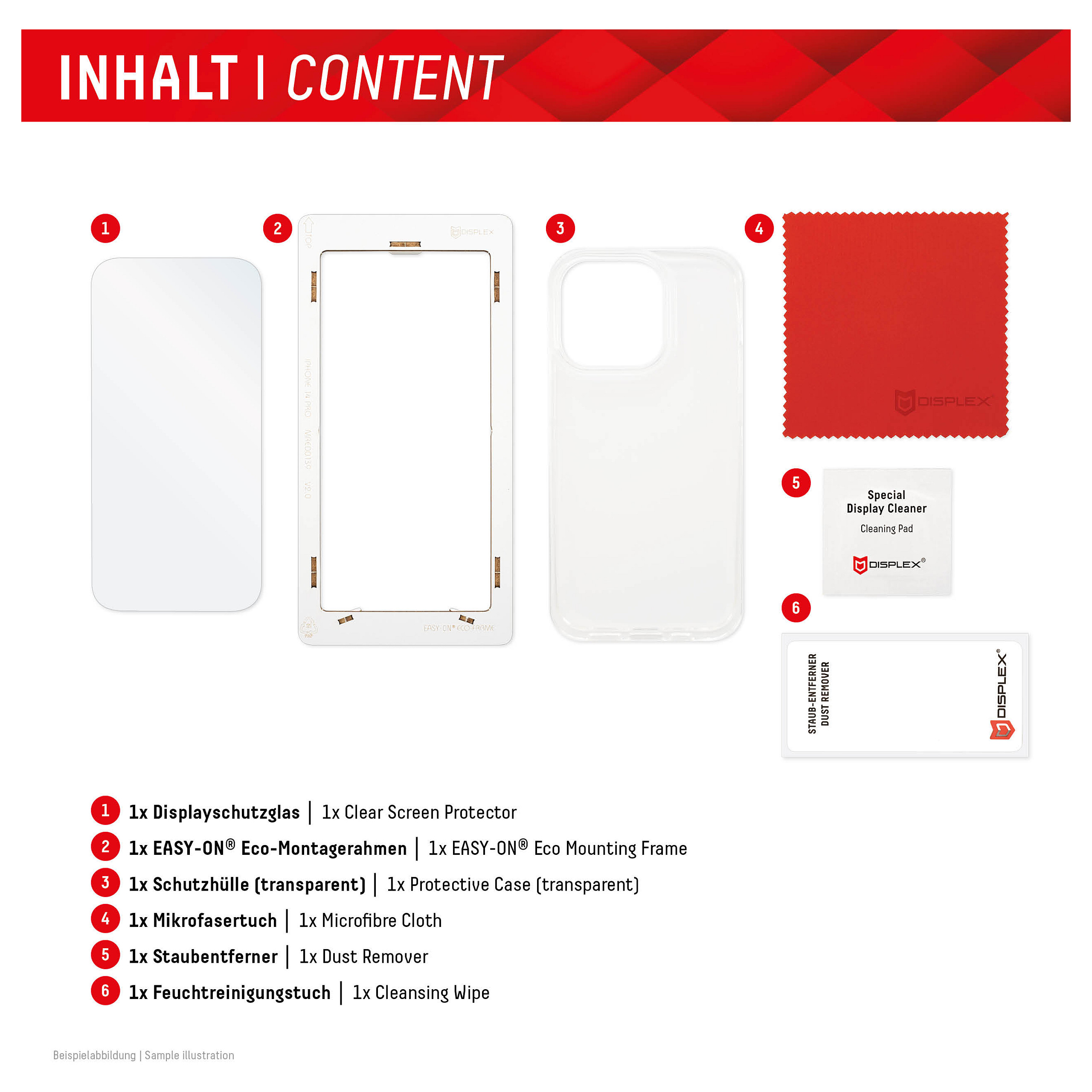 Zaštitno staklo DISPLEX Real Glass 2D + maskica za iPhone 15-7