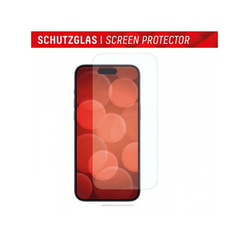 Zaštitno staklo DISPLEX Real Glass 2D + maskica za iPhone 15-3
