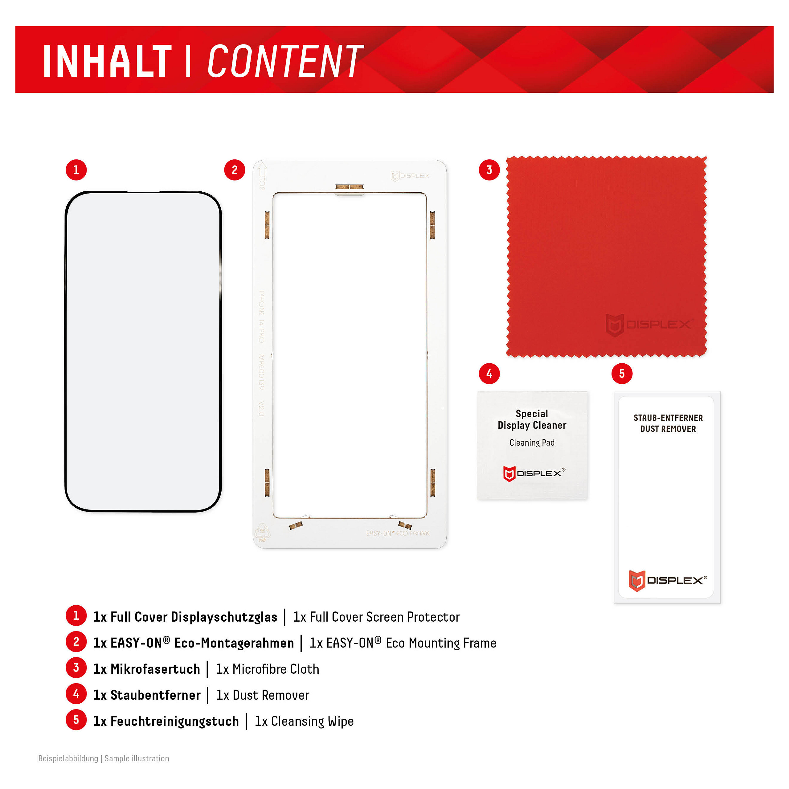 Zaštitno staklo DISPLEX Real Glass Full Cover za iPhone 15/15 Pro-14