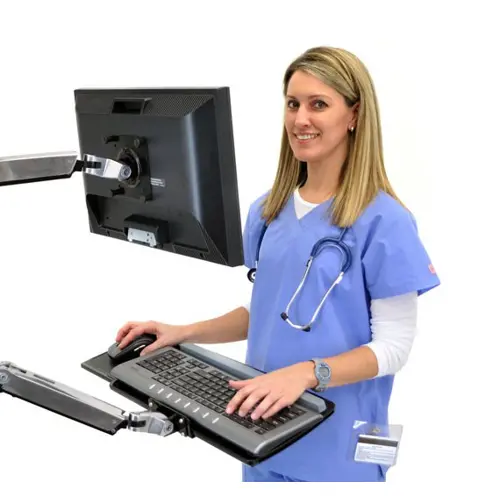 Zidni nosač za tipkovnicu ERGOTRON, LX WALLMOUNT KEYBOARD ARM POL/2.3 KG LIFT 33CM 10Y WARRANTY) (nosivost 2.3 kg, podizanje 33 cm, 10 godina garancije)-4