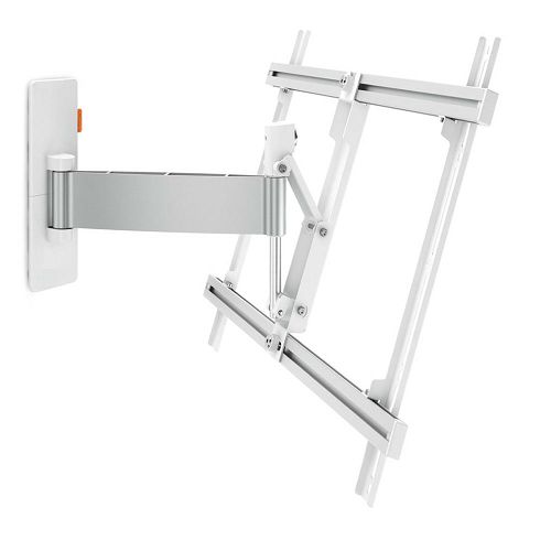 Nosač za TV zidni VOGELS WALL W52081 bijeli (40"-65", do 30 kg, nagib 20°, zakret 120°)