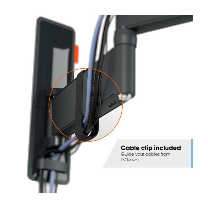 Nosač za TV zidni VOGELS TVM 3623 Full-Motion (40"-77", do 35 kg, nagib 20°, zakret 120°)-7