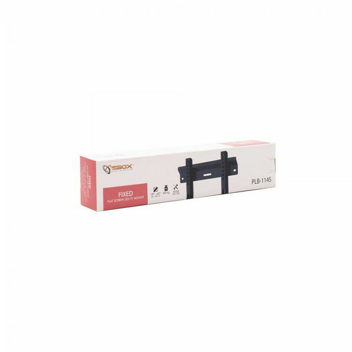Nosač za TV zidni SBOX PLB-114S (19"-43", do 60 kg)-2
