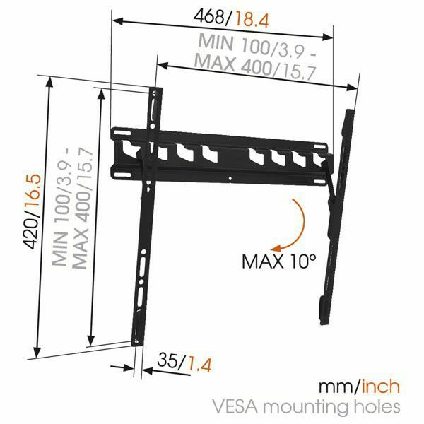 Nosač za TV zidni VOGELS MA3010 (32"-55", do 40 kg, nagib 10°)-1