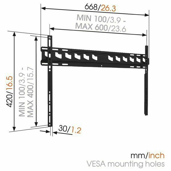 Nosač za TV zidni VOGELS MA 4000 (40"-80", do 80 kg)-1