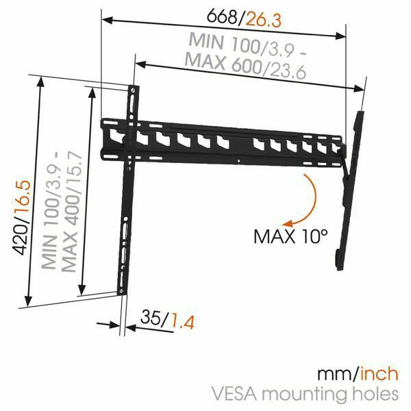 Nosač za TV zidni VOGELS MA 4010 (40-65", do 60 kg, nagib 10°)-1