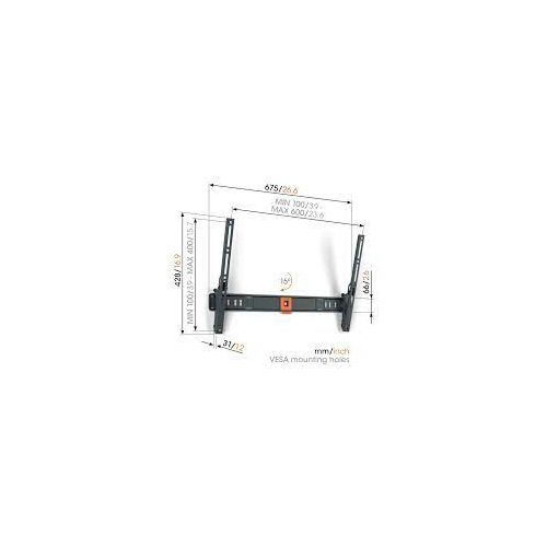Nosač za TV zidni VOGELS TVM 1613 (40"-77", do 35 kg, nagib 15°)-1