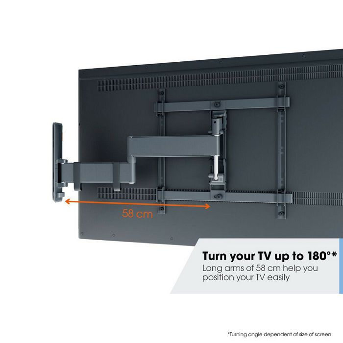 Nosač za TV zidni VOGELS COMFORT TVM 3443 (32" - 65", do 25 kg, nagib 20°, okret 180°, sa zglobom)-2