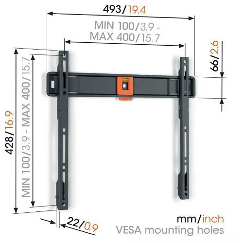 Nosač za TV zidni VOGELS TVM1403 (32"-77", do 50 kg)-4