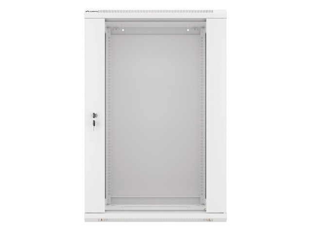 Zidni ormar LANBERG (19", 18U, 600 x 450 mm, staklena vrata) sivi-3