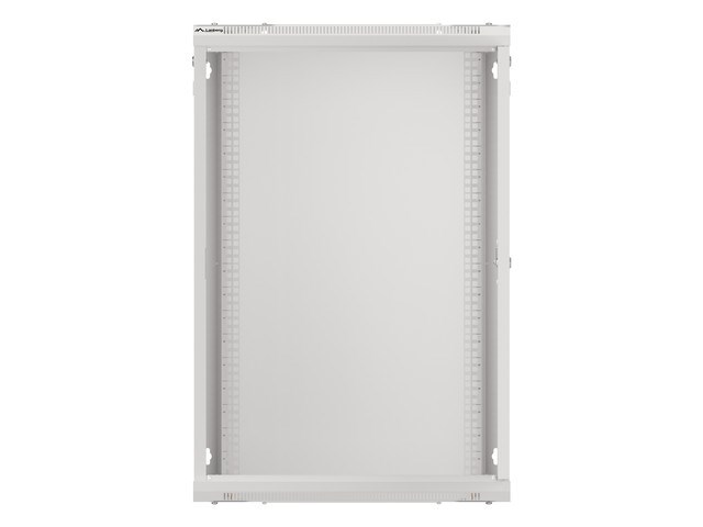 Zidni ormar LANBERG (19", 18U, 600 x 450 mm, staklena vrata) sivi-1