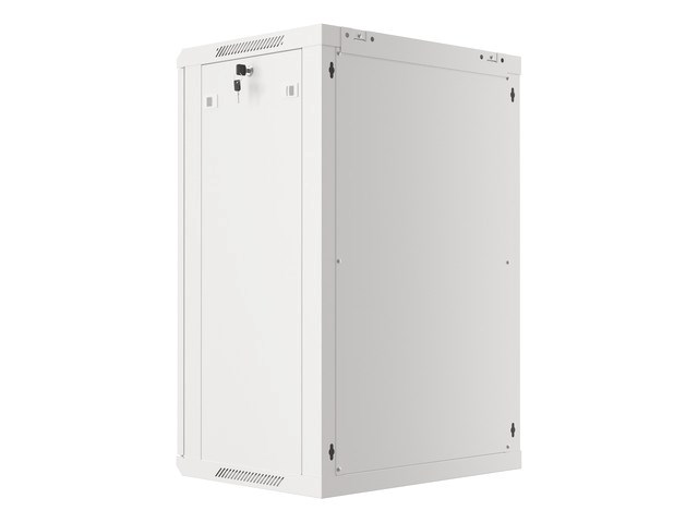 Zidni ormar LANBERG (19", 18U, 600 x 450 mm, staklena vrata) sivi-4