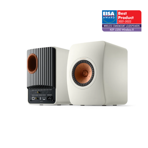 Zvučnici KEF LS50 Wireless II bežični bijeli (par)-1