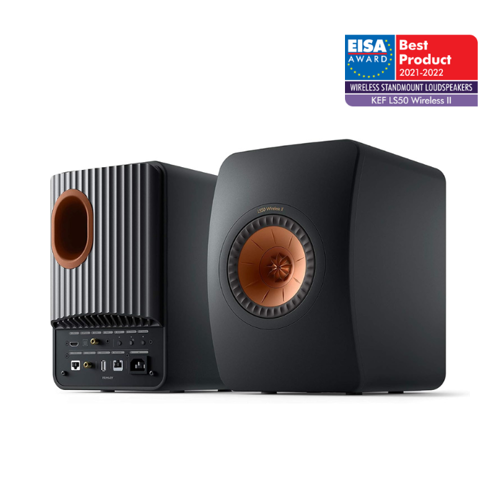 Zvučnici KEF LS50 Wireless II bežični carbon crni (par)-1