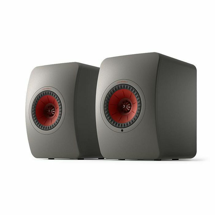 Zvučnici KEF LS50 Wireless II bežični titanium sivi (par)