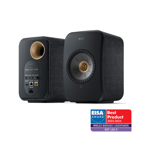Zvučnici KEF LSX II crni (Wi-Fi, Bluetooth, par)-0