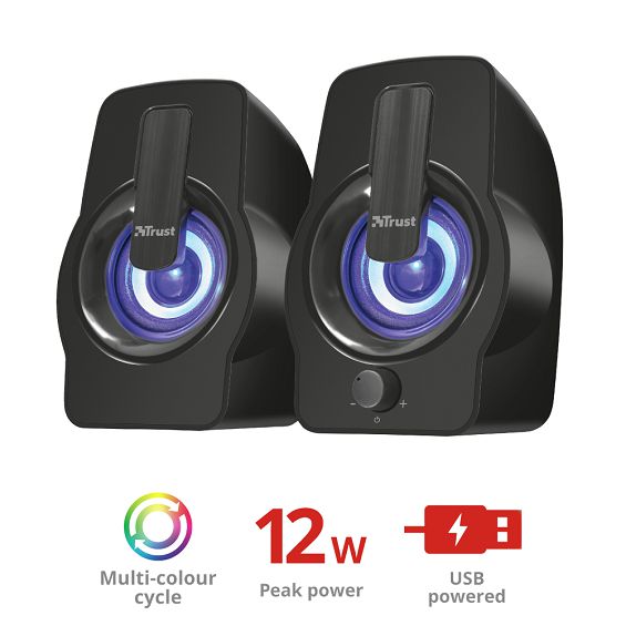 Zvučnici TRUST Gemi Black Wired 6 W (5 godina jamstva)-1