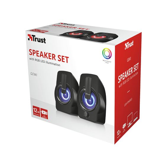 Zvučnici TRUST Gemi Black Wired 6 W (5 godina jamstva)-4