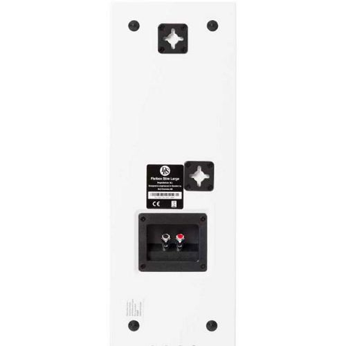 Zvučnici zidni DLS Flatbox Slim Large satin white (par)-3