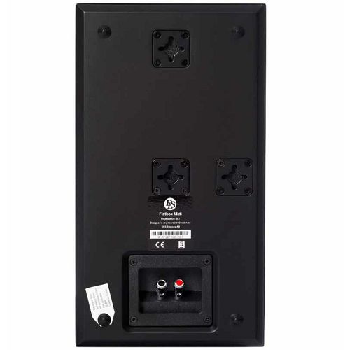 Zvučnik zidni DLS Flatbox MIDI, satin crna (par)-2