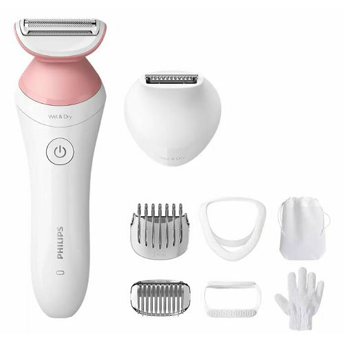 Električni brijač PHILIPS Lady Shaver BRL146/00 (bežični, Wet & Dry, 7 nastavaka, NiMH baterija)-0