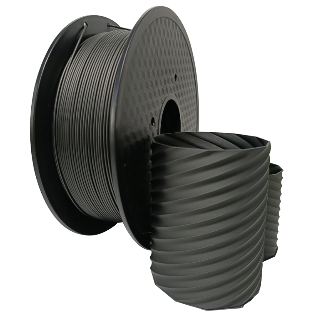Filament PLA MICROLINE ROBOTICS 1.75 mm matte black 1 kg