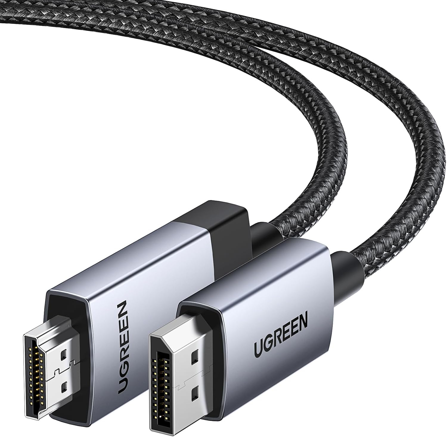 UGREEN DisplayPort to HDMI cable 4K@60Hz, 3M-1