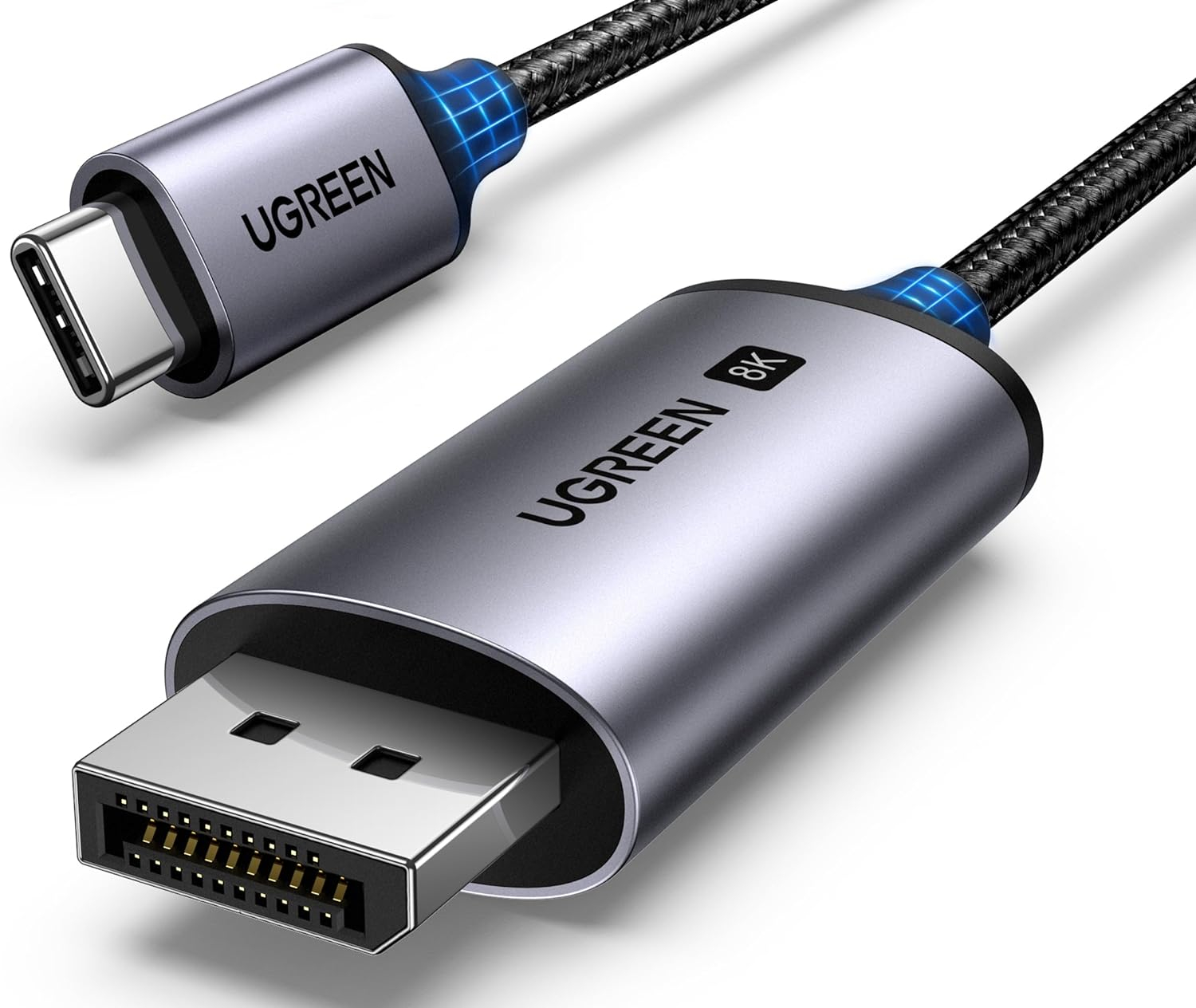 Ugreen cable USB C to DisplayPort 1.4 8K@60Hz 4K@240Hz, 3M-0