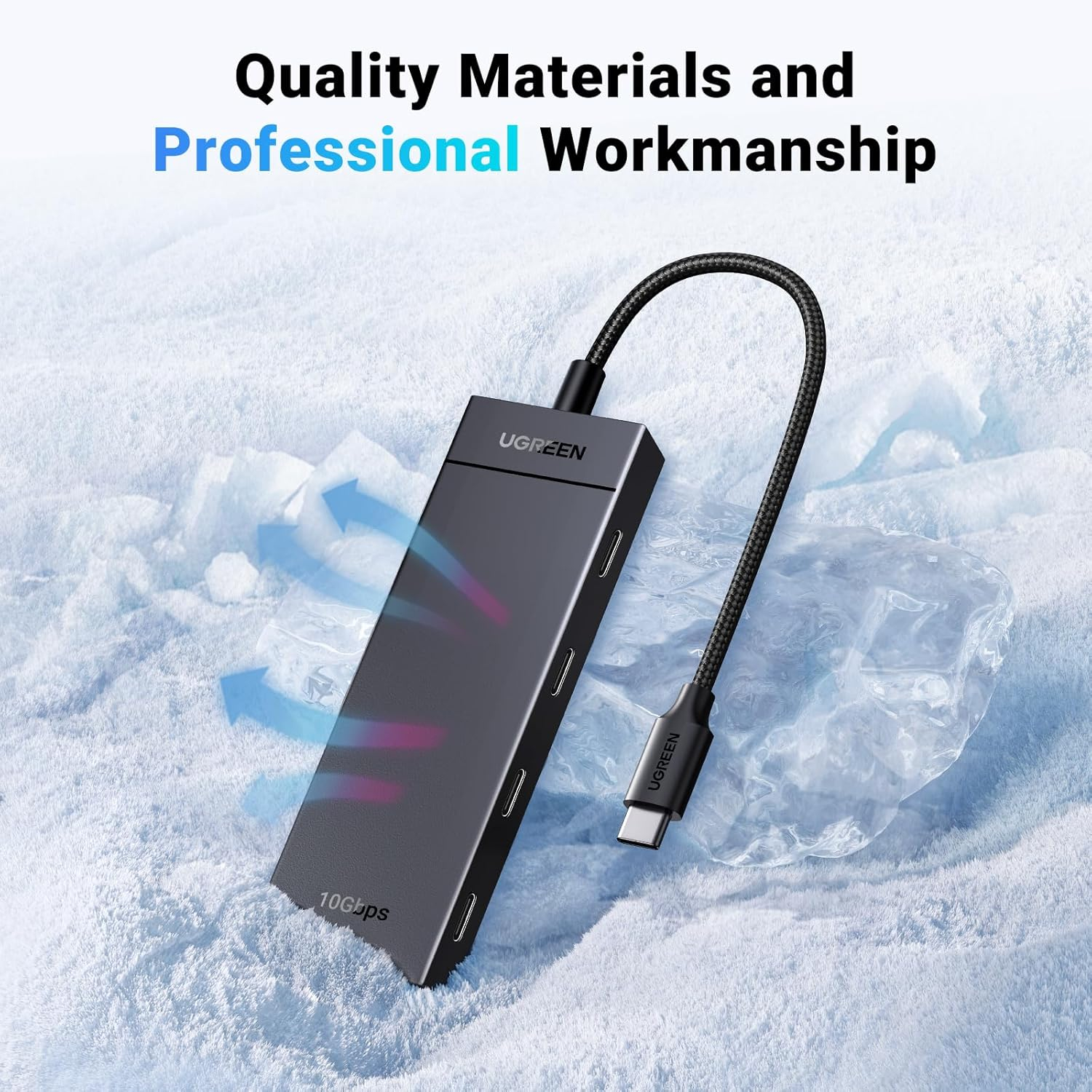 Ugreen USB-C Hub 10Gbps with 4x USB-C 3.2-3