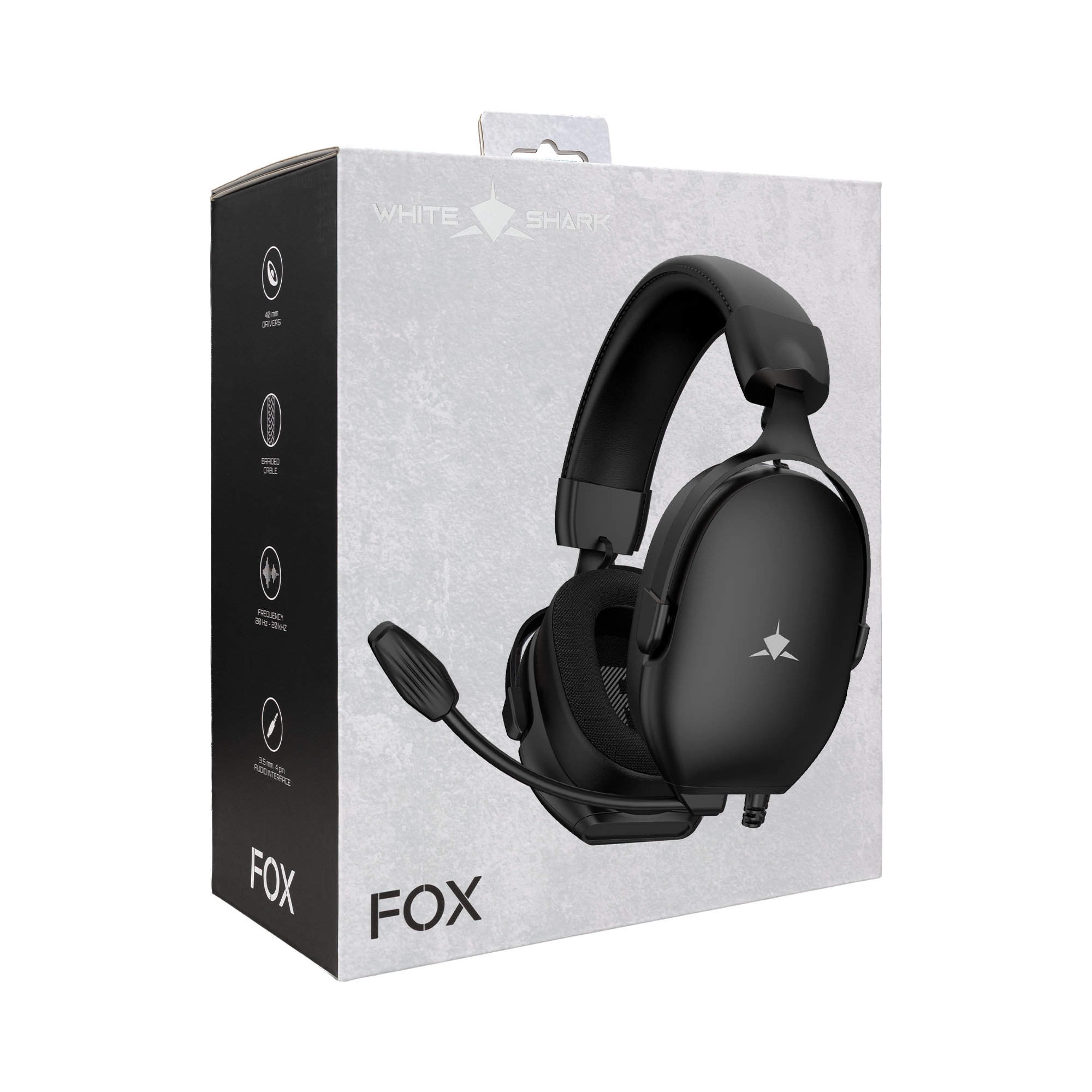 Slušalice WHITE SHARK GH-2445 FOX crne-8
