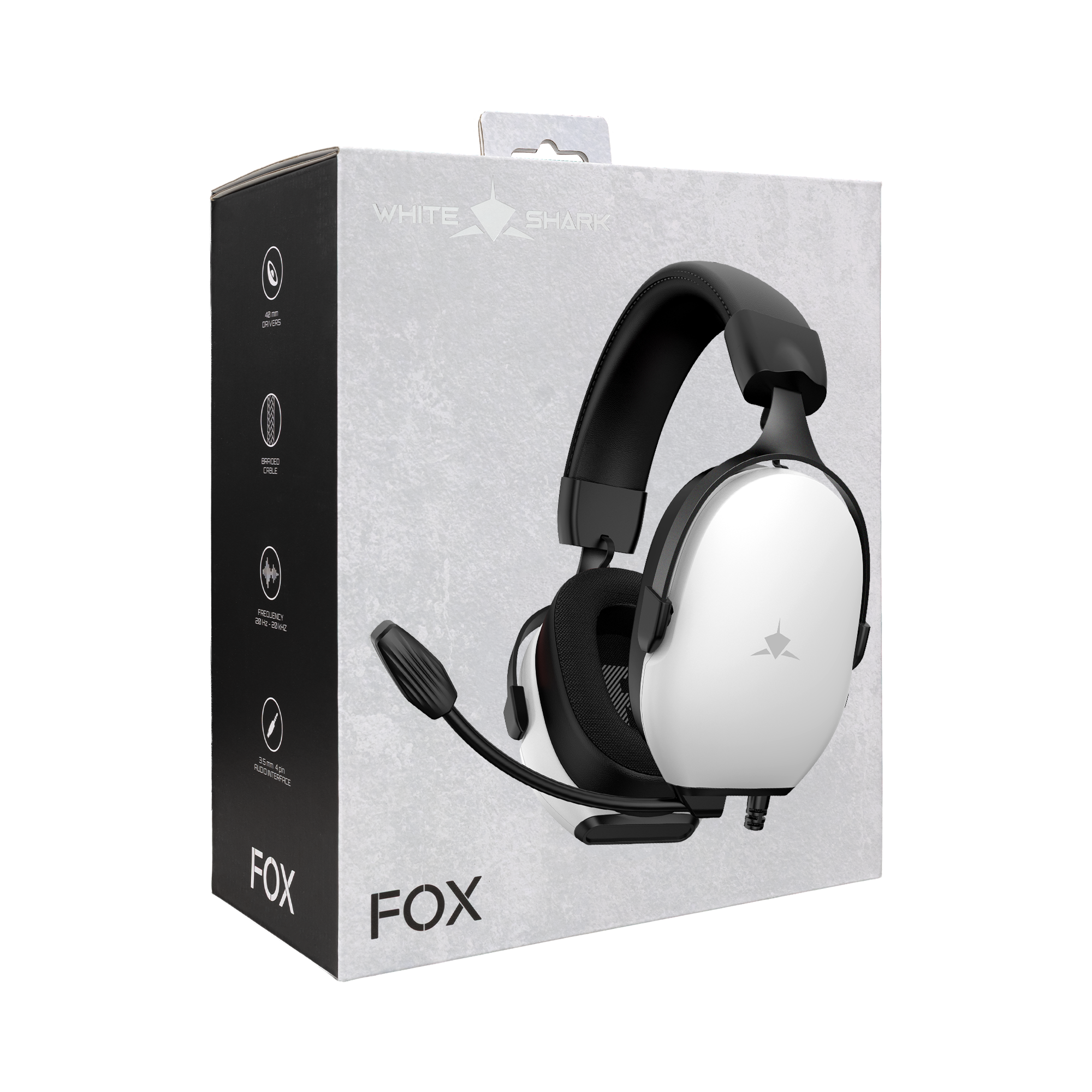 White Shark HEADSET GH-2445 FOX White-14