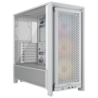Kućište CORSAIR FRAME 4000D RS ARGB Mid-Tower, Bijelo-0