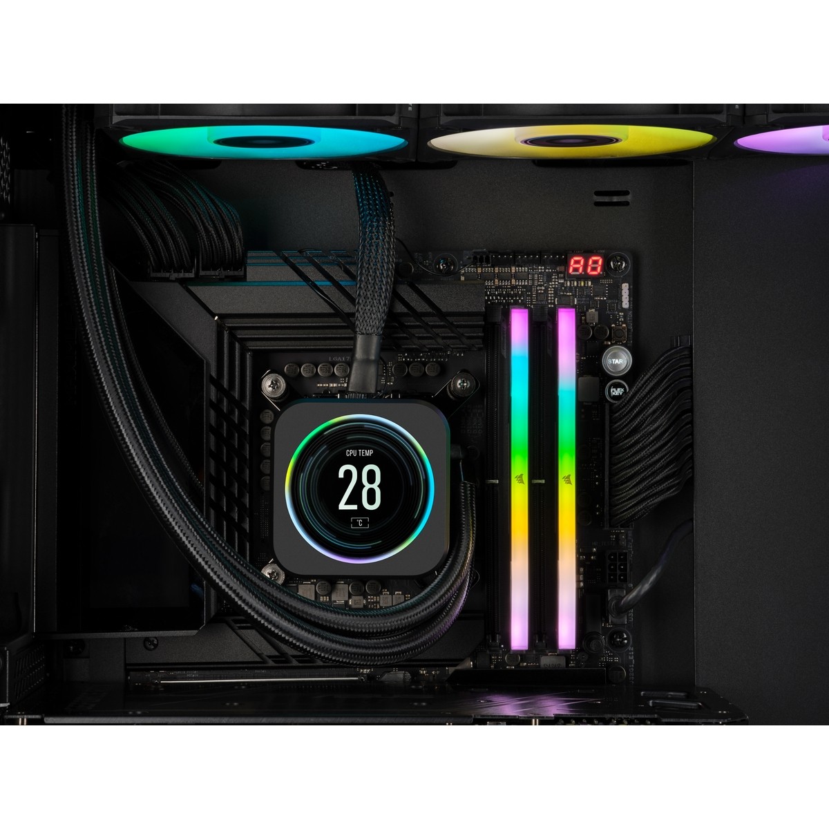 RAM CORSAIR Vengeance RGB 32 GB (2 x 16 GB Kit) DDR5 6200 DIMM Cl36-3