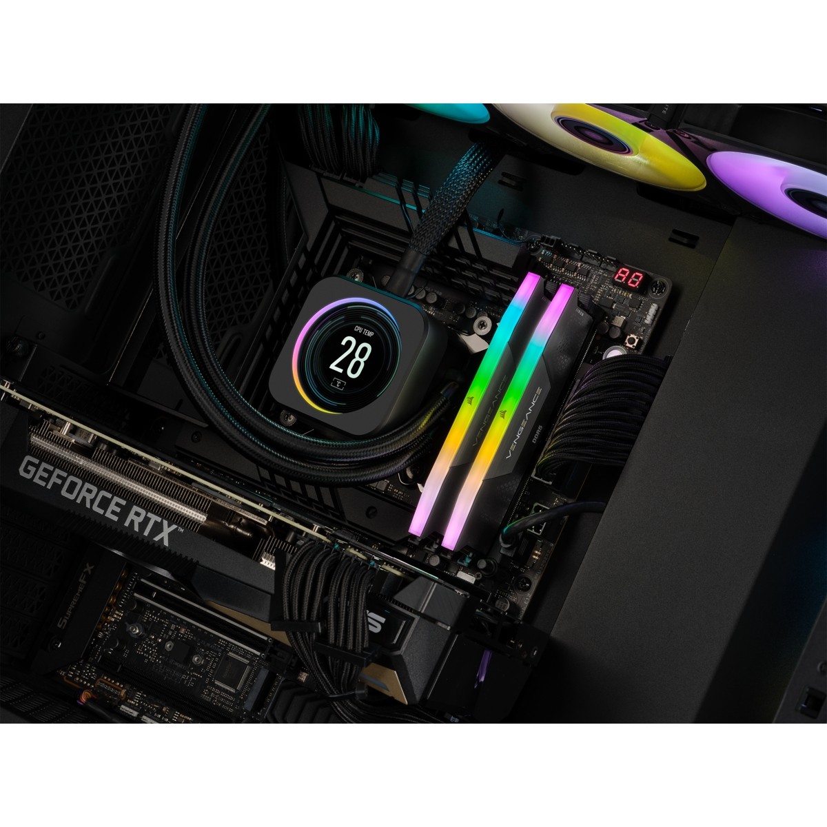 RAM CORSAIR Vengeance RGB 32 GB (2 x 16 GB Kit) DDR5 6200 DIMM Cl36-4
