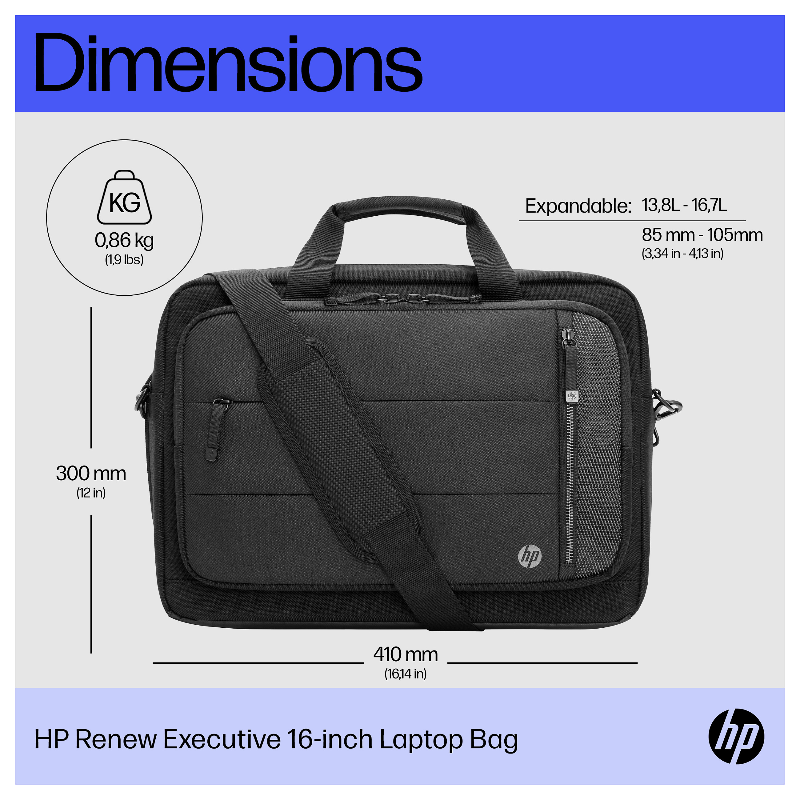 Torba za laptop HP Rnw Exec 16 6B8Y2AA (do 16 inča)-2