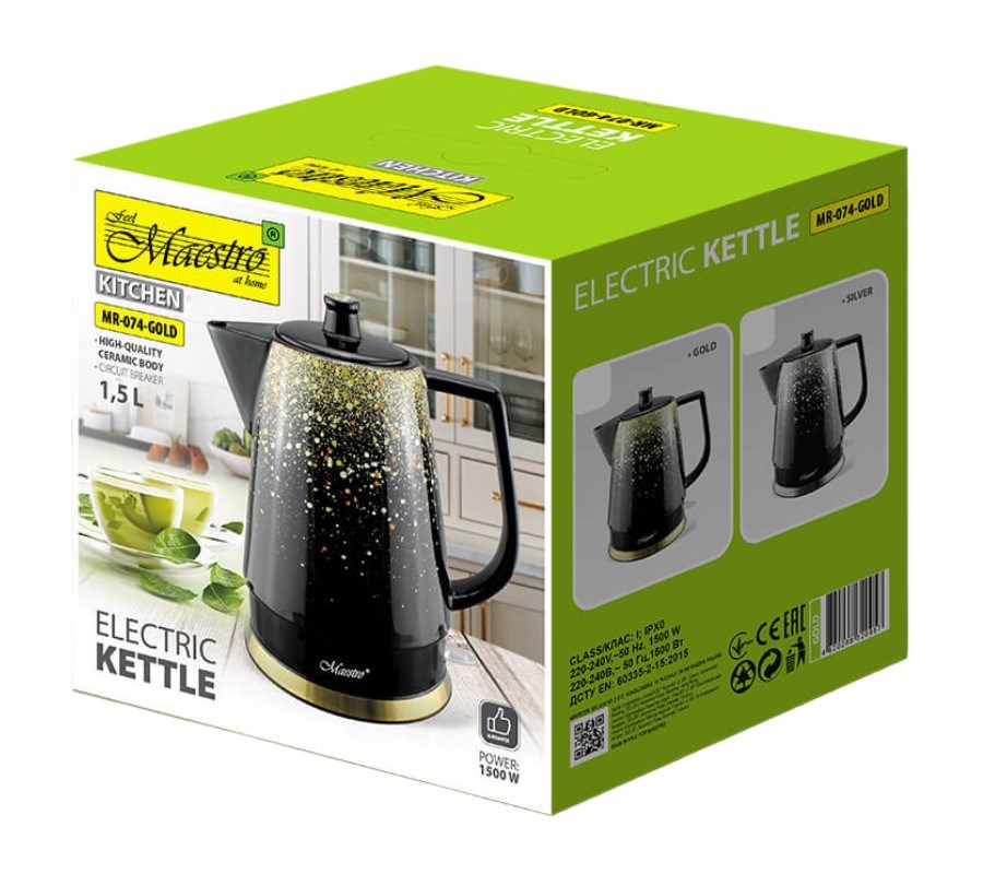 Električni čajnik MAESTRO MR-074-GOLD (keramički)-1