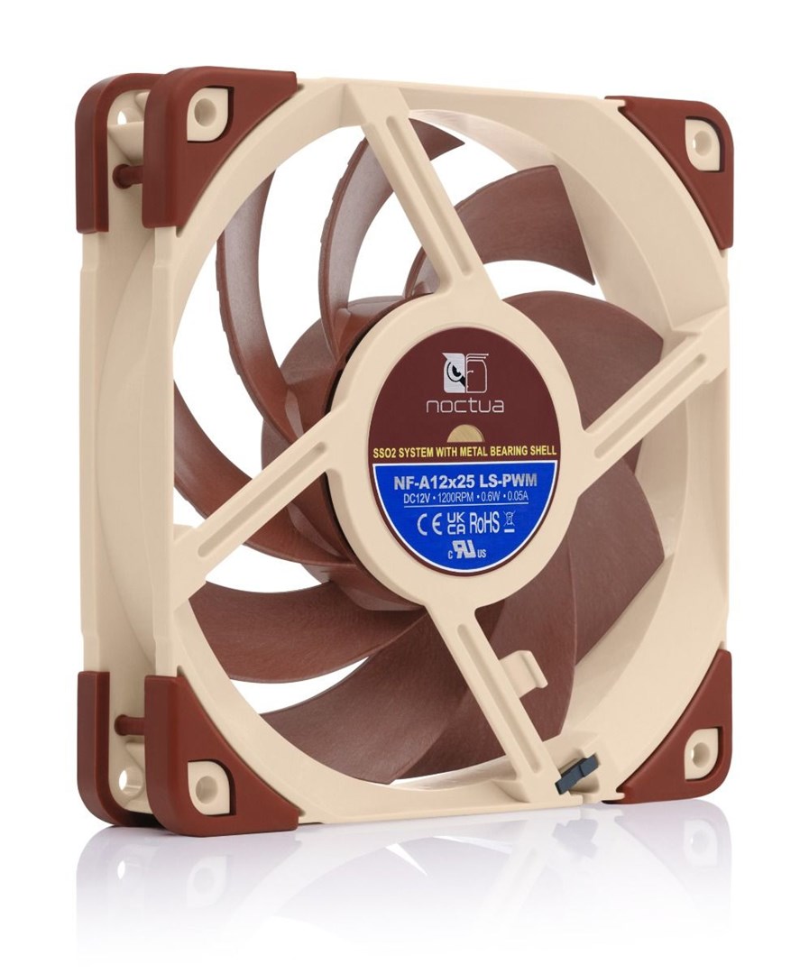 Ventilator za kućište računala Noctua NF-A12x25 (12 cm, bež-smeđi)-1