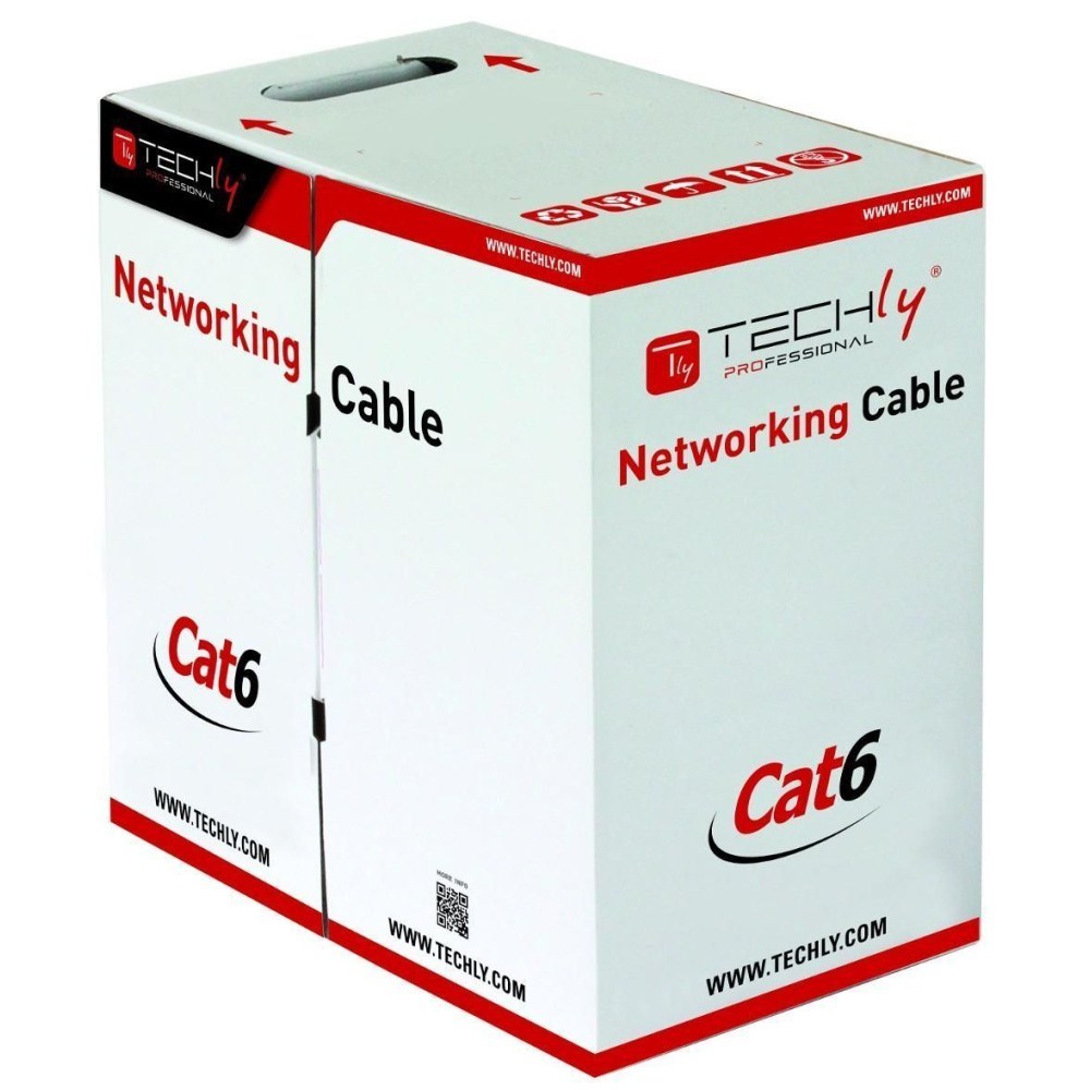 Mrežni kabel Cat6 UTP TECHLY ITP9-FLU-0305 (305 m, U/UTP) sivi-0