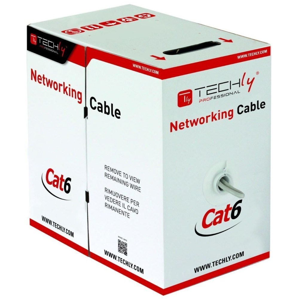 Mrežni kabel Cat6 UTP TECHLY ITP9-FLU-0305 (305 m, U/UTP) sivi-1
