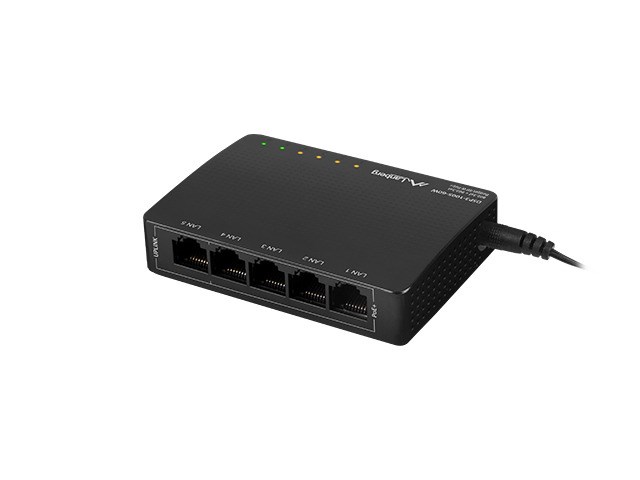 Preklopnik PoE Lanberg DSP3-1005-60W (5-portova, 1Gb/s)-0