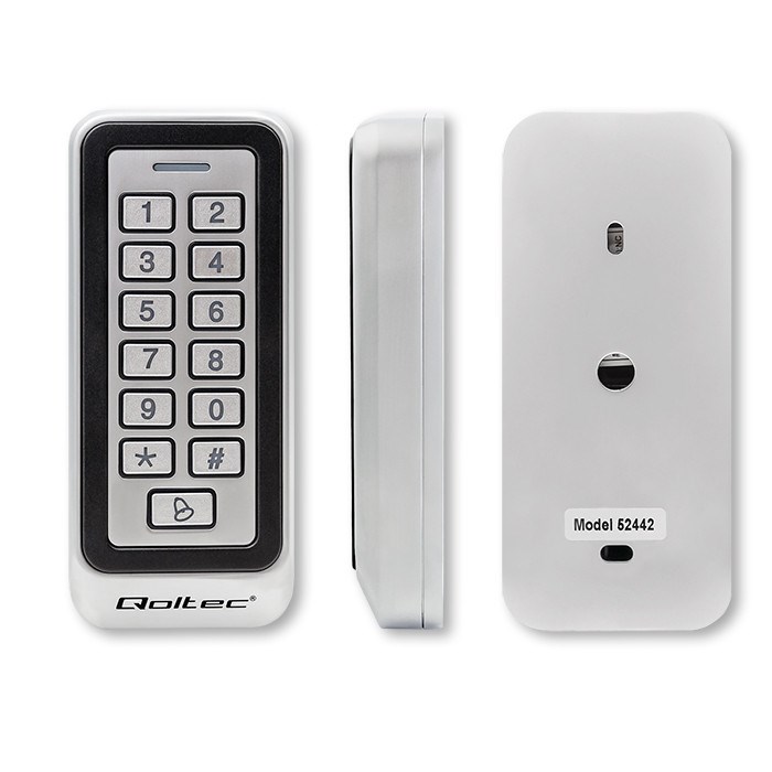 Brava s kodom QOLTEC Rhea 52442 (s RFID čitačem, zvono, IP68, EM)-2