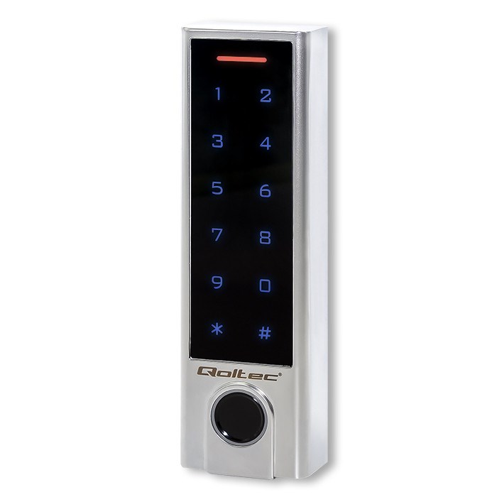 Brava s kodom QOLTEC Titan 52448 (s čitačem otiska prsta, RFID, BT 4.0, zvono, IP68, EM)